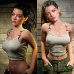 Kala - Sex Doll Silicone head - 166cm/5ft5