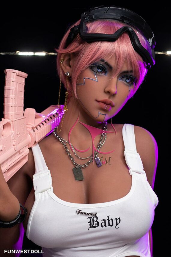 Martina - Pink Hair Real Sex Doll - 162cm/5ft3
