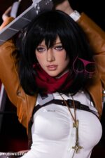 Mikasa Ackerman - Black Hair Anime Attack on Titan Sex Doll - 159cm/5ft2