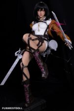 Mikasa Ackerman - Black Hair Anime Attack on Titan Sex Doll - 159cm/5ft2