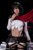Mikasa Ackerman - Black Hair Anime Attack on Titan Sex Doll - 159cm/5ft2