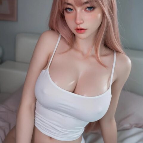 Aeris – Big Boobs Sex Doll with Pink Hair - 164cm/5ft5