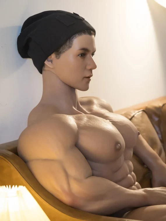 Aiden – Muscular Femboy Full Silicone Male Sex Doll Full-Size - 177cm/5ft11