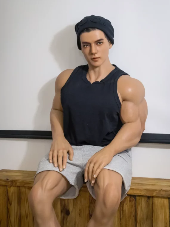 Aiden – Muscular Femboy Full Silicone Male Sex Doll Full-Size - 177cm/5ft11