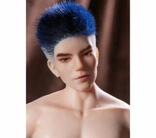 Aimo - 62cm _ 1'12_ small male sex doll Full Silicone with Implanted Hair (8)