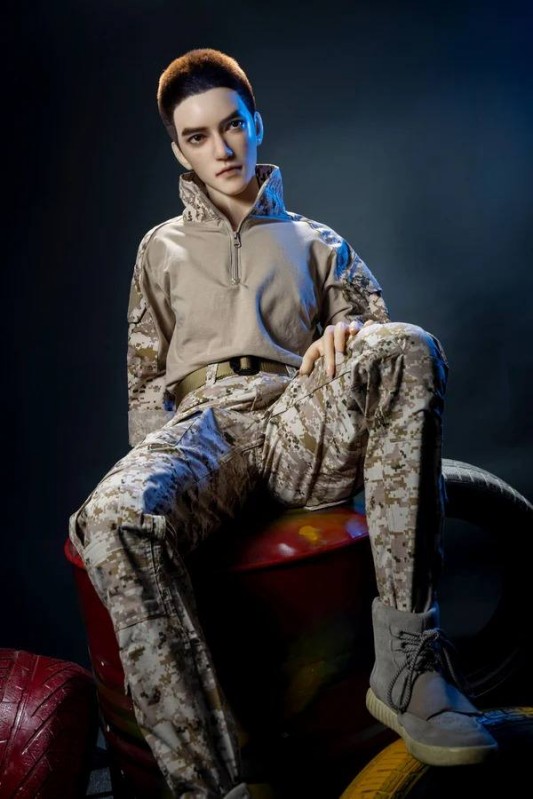 Ethan – Realistic Male Sex Doll with Military Style with Silicone Head - 165cm/5ft5