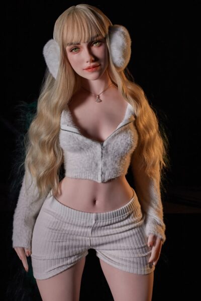 Imani - Blonde Small Boobs Sex Doll with Silicone Head - 160cm/5ft3