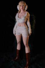 Imani - Blonde Small Boobs Sex Doll with Silicone Head - 160cm/5ft3