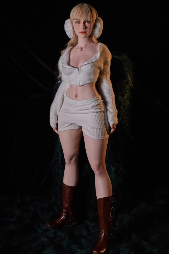 Imani - Blonde Small Boobs Sex Doll with Silicone Head - 160cm/5ft3