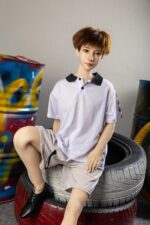 Jasper – Short Male Sex Doll For Gay with Silicone Head - 135cm/4ft5