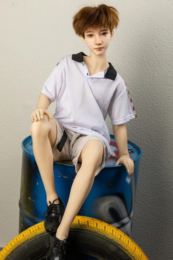 Jasper – Short Male Sex Doll For Gay with Silicone Head - 135cm/4ft5
