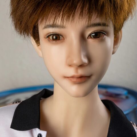 Jasper - Short Male Sex Doll with Realistic Silicone Head For Gay (9)
