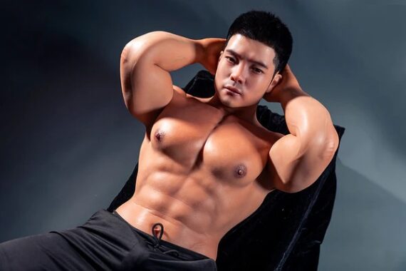 Leo - Realastic Male Sex Doll with Integrated Silicone Head and Penis - 170cm/5ft7