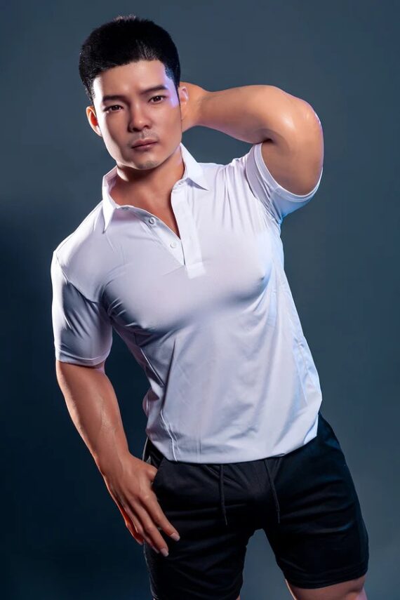 Leo - Realastic Male Sex Doll with Integrated Silicone Head and Penis - 170cm/5ft7