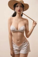 Loretta - Skinny Sex Doll with Straw Hat - 160cm/5ft3