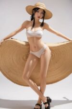 Loretta - Skinny Sex Doll with Straw Hat - 160cm/5ft3