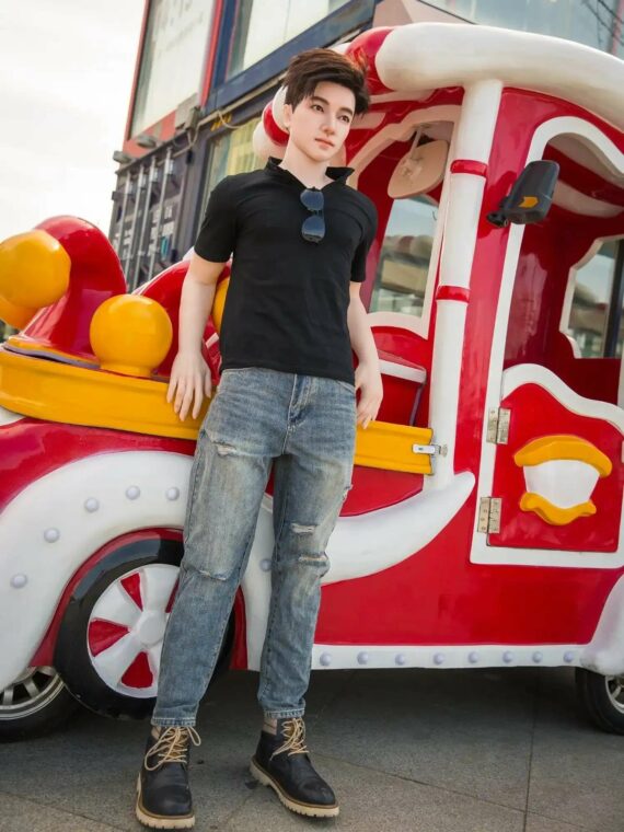 Noah – Realistic Asain Male Sex Doll Full Silicone with Casual Style - 177cm/5ft11