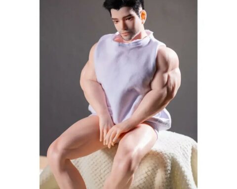 Qiangge - 62cm 1'12 small male sex doll Full Silicone with Implanted hair (35)