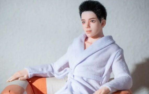 Ryosuke – Small Male Sex Doll Full Silicone with Implanted Hair - 61cm/2ft0