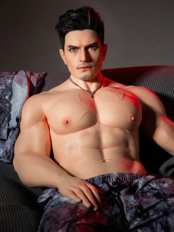 Tao - Full-Size Real Muscle Male Sex Doll with Silicone Head ROS - 175cm5ft9