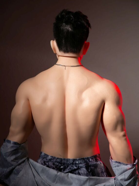 Tao - Full-Size Real Muscle Male Sex Doll with Silicone Head ROS - 175cm5ft9