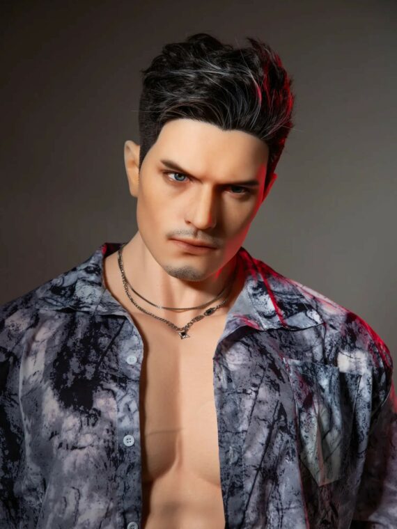 Tao - Full-Size Real Muscle Male Sex Doll with Silicone Head ROS - 175cm5ft9