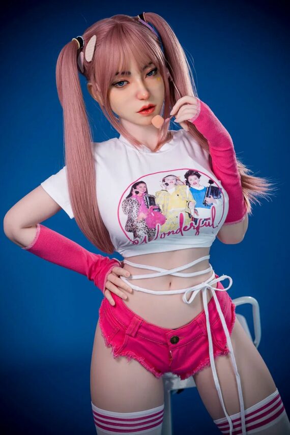 Willey - Kpop Idol Sex Doll with Pink Hair 158cm/5ft2