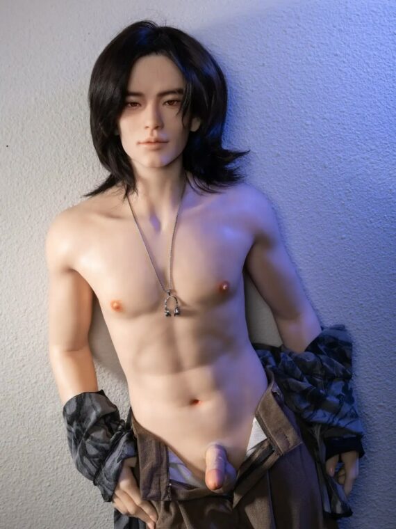 Xander – Real Melancholic Male Sex Doll Full Silicone with Flowing Hair - 177cm/5ft11