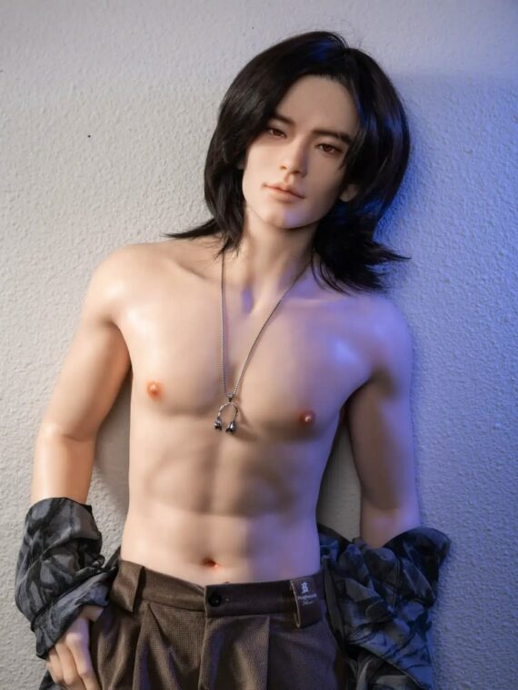Xander – Real Melancholic Male Sex Doll Full Silicone with Flowing Hair - 177cm/5ft11