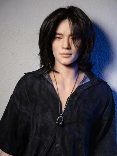Xander - Realistic Male Sex Doll with Flowing Hair and Melancholic Charm (8)