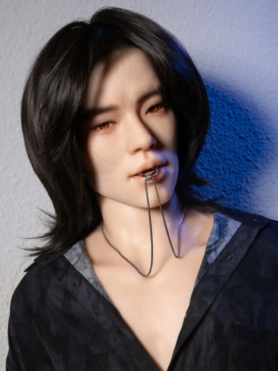 Xander – Real Melancholic Male Sex Doll Full Silicone with Flowing Hair - 177cm/5ft11