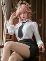 Clarke - Tall Sex Doll with Pink Hair - 168cm/5ft6
