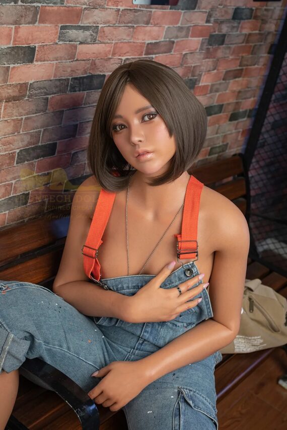 Eileen - Tanned Sex Doll with ROS Silicone Head - 162cm/5ft4