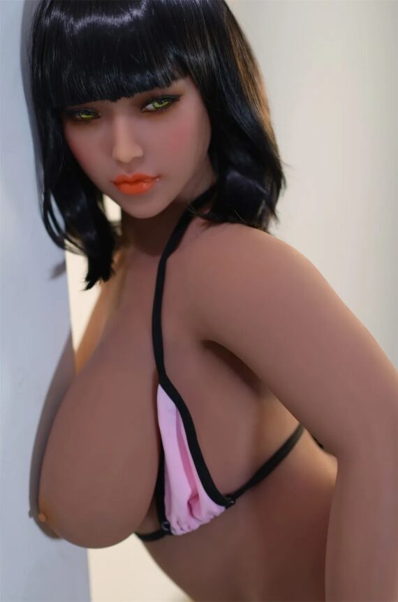 Fiorella - Big Boobs Tanned Sex Doll - 140cm/4ft7