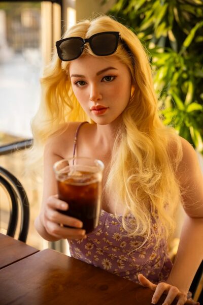 Iris - Full Silicone Blonde Hair Sex Doll - 169cm/5ft6