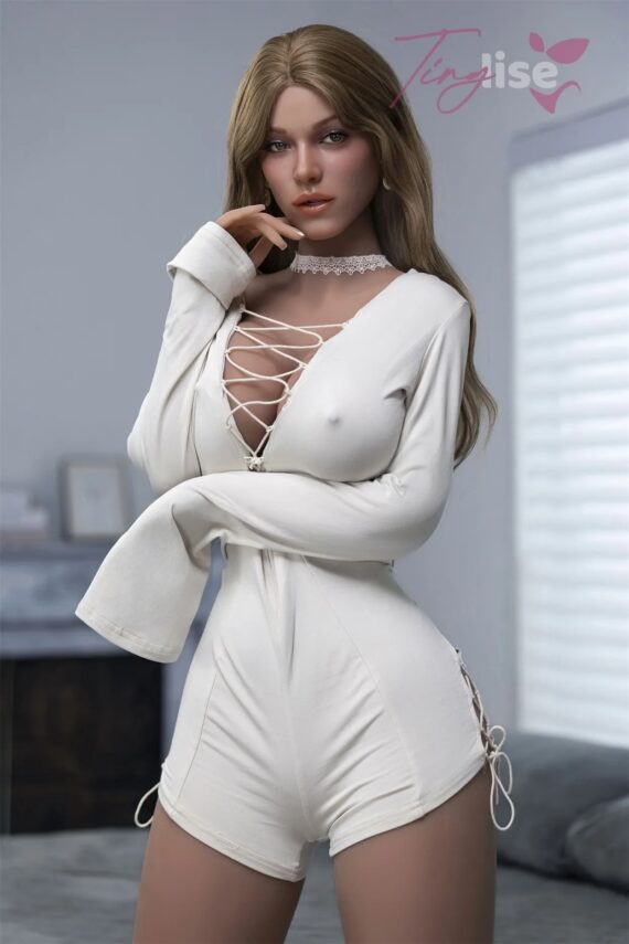 Aaliyah - Blonde Tan Sex Doll with ROS Silicone Head - 160cm/5ft3