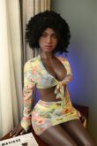 Bray - Black TPE Sex Doll with Funky Hair - 158cm/5ft2
