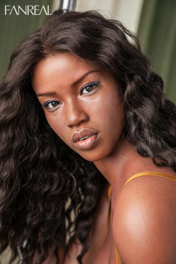 Cocoa - Ebony Lifelike Full Silicone Sex Doll - 165cm/5ft5