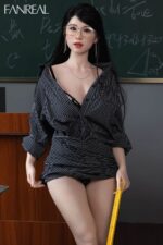 Kimmy - Asian Teacher Cosplay Silicone Sex Doll - 155cm/5ft1