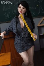 Kimmy - Asian Teacher Cosplay Silicone Sex Doll - 155cm/5ft1
