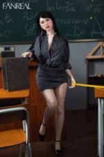 Kimmy - Asian Teacher Cosplay Silicone Sex Doll - 155cm/5ft1