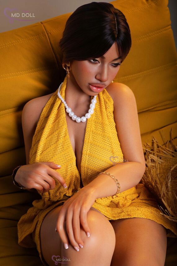 Luna - Tan African Busty Silicone Sex Doll - 162cm/5ft3