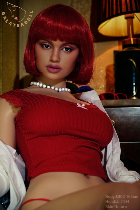 Raby - Big Boobs Sex Doll with Red Hair - 163cm/5.4ft