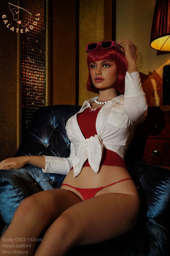 Raby - Big Boobs Sex Doll with Red Hair - 163cm/5.4ft