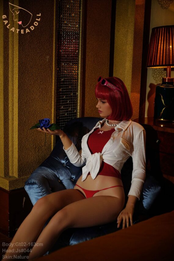 Raby - Big Boobs Sex Doll with Red Hair - 163cm/5.4ft