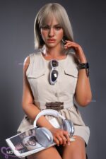 Sally - Tan Silicone Sex Doll with Funky Hair - 166cm/5ft5