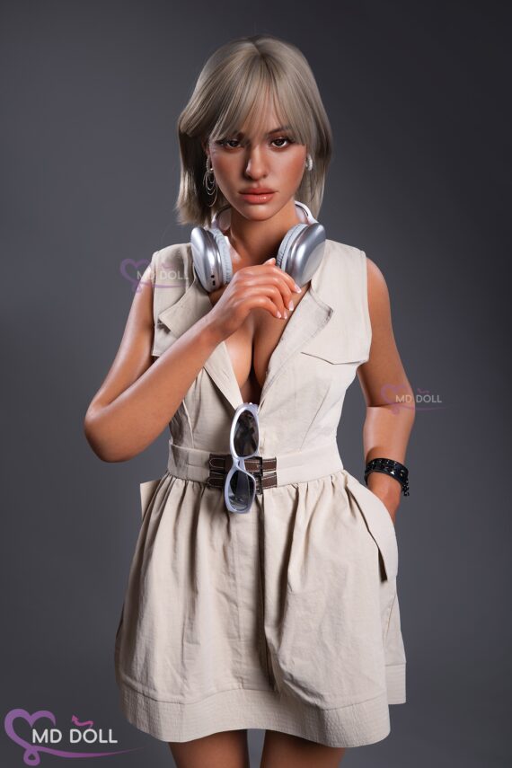 Sally - Tan Silicone Sex Doll with Funky Hair - 166cm/5ft5