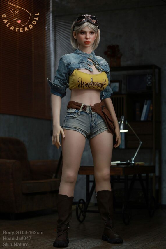 Agnes - Grey Hair Full Silicone Love Doll - 162cm/5.3ft