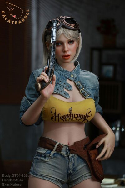 Agnes - Grey Hair Full Silicone Love Doll - 162cm/5.3ft