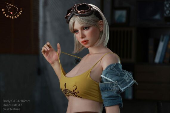 Agnes - Grey Hair Full Silicone Love Doll - 162cm/5.3ft